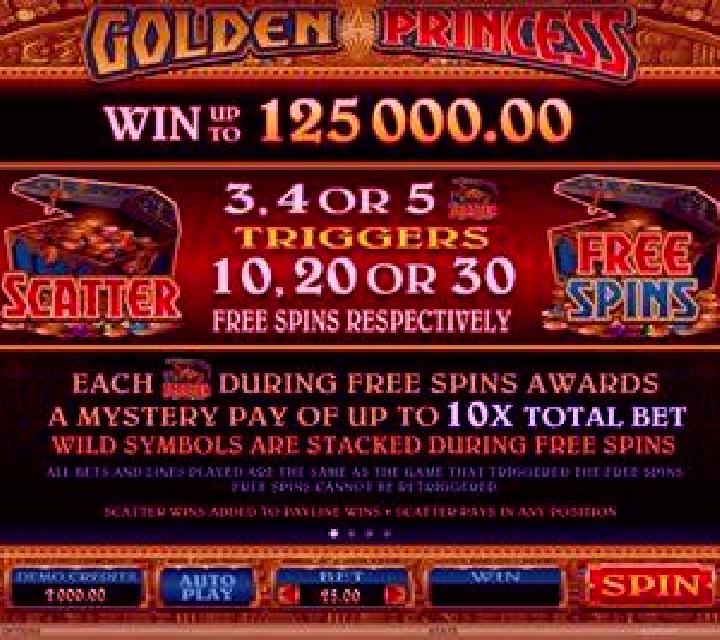 Golden Princess (Microgaming) slot