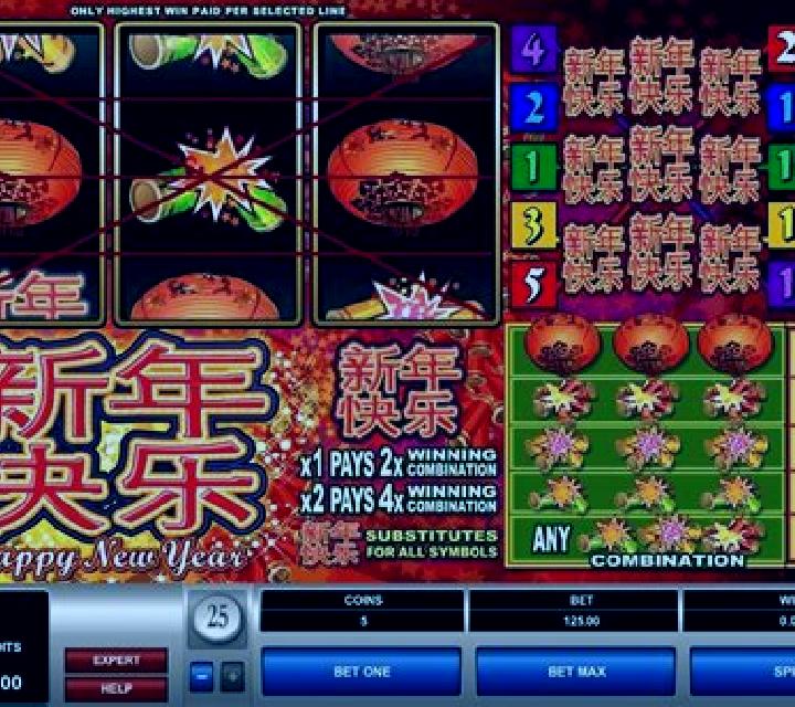 Happy New Year (Microgaming) slot