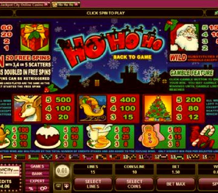 Ho Ho Ho (Microgaming) slot
