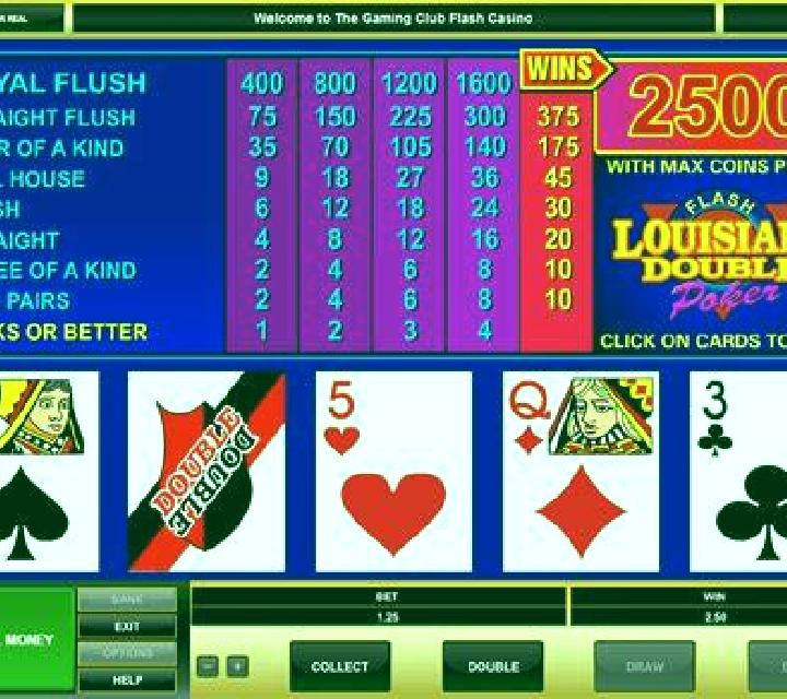 Louisiana Double Poker slot