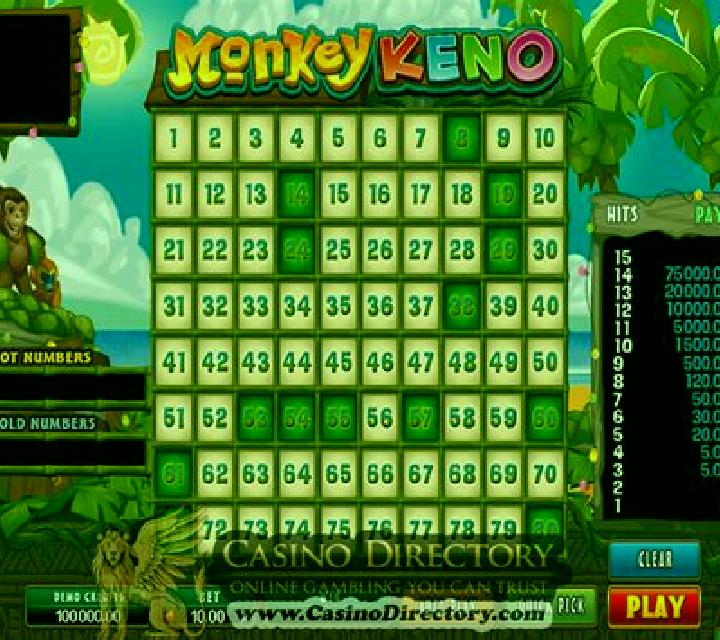 Monkey Keno slot